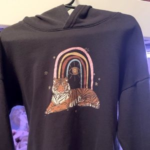 Black Tiger Rainbow 🐅 🌈 Sweatshirt size 5